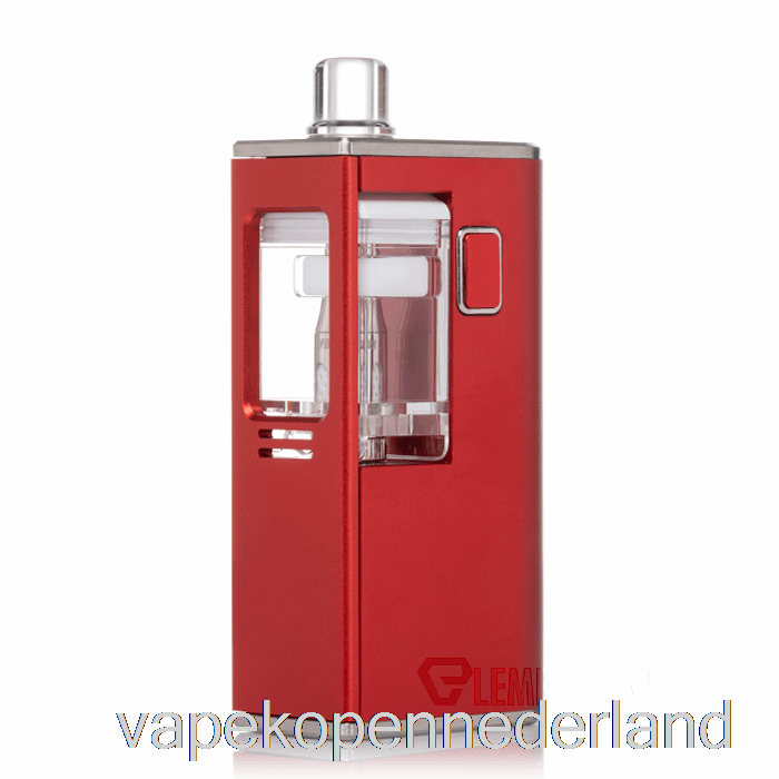Elektronische Sigaret Vape Veepon Tita X Aio 60w 21700 Boro Kit Legering Rood